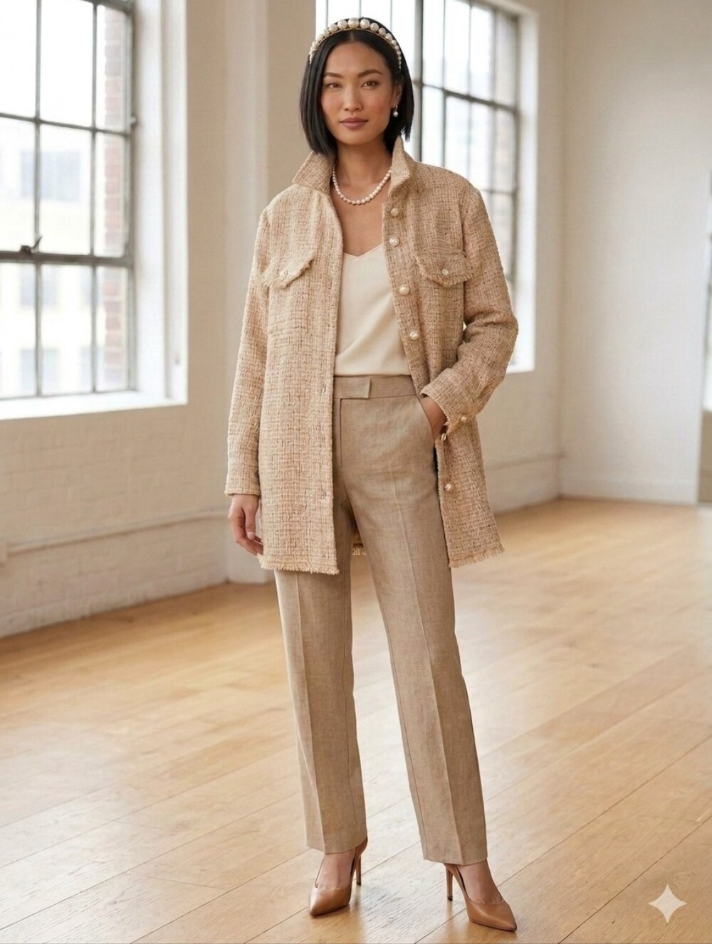 TRIBAL Tweed Jacket SHIRT